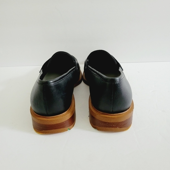 NEW Franco Sarto Black Leather Slip On Loafers - Picture 5 of 7